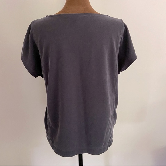 Pure Jill Sandwashed Top Blue/Gray - Picture 4 of 4